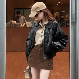Quần Giả Chân Váy Napoleon AN TÂY Form Ngắn Hack Eo, Cúc Đính Kim Loại #8911-13 Màu Be Trà Sữa, Nâu Choco, Xanh Than 2