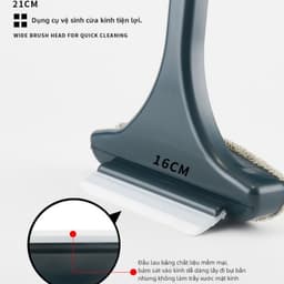 Cây lau kính đầu oval có đầu gạt nước dài 45cm. LMS 4