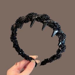 Băng Đô Làm Phồng Tóc Đính Hạt Đá Sang Trọng – Kẹp Cài Tóc Giữ Nếp Cho Nữ 3