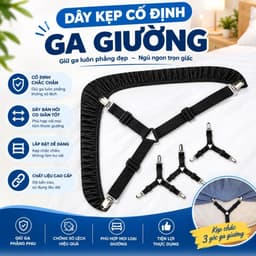 [ COMBO 4 ] Kẹp Ga Giường Cố Định Ga Chống Xê Dịch VINALUXURY Kẹp Cố Định Drap 3 Chấu Tiện Lợi 1