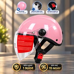 Mũ bảo hiểm 1/2 kính dài chắn gió hàng chính hãng, bảo hành 12 tháng ANFAGO HELMETS 4