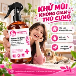 [COMBO 2] Xịt khử mùi nước tiểu chó mèo, khử mùi hôi khai, làm thơm & hỗ trợ Greenco PET đi vệ sinh đúng chỗ 3