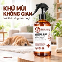 [COMBO 2] Xịt khử mùi nước tiểu chó mèo, khử mùi hôi khai, làm thơm & hỗ trợ Greenco PET đi vệ sinh đúng chỗ 5