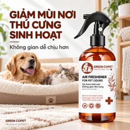 [COMBO 2] Xịt khử mùi nước tiểu chó mèo, khử mùi hôi khai, làm thơm & hỗ trợ Greenco PET đi vệ sinh đúng chỗ 6