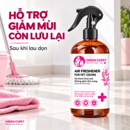 [COMBO 2] Xịt khử mùi nước tiểu chó mèo, khử mùi hôi khai, làm thơm & hỗ trợ Greenco PET đi vệ sinh đúng chỗ 9