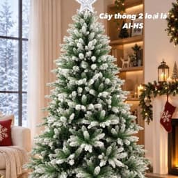 Cây thông noel giáng sinh có SIZE 1m5-2m4 CHƯA LẮP RÁP-CHƯA BUNG LÁ lung linh 3