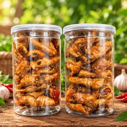 Mực Tẩm Rim Me Bình Định (300G) - Đặc Sản Xứ Nẫu Ăn Liền Chua Ngọt Đậm Vị 4