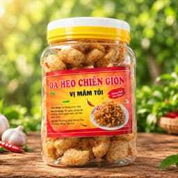 Da Heo Chiên Giòn (200G) - Đặc Sản Xứ Nẫu Bình Định Ăn Vặt Giòn Rụm Thơm Ngon 2