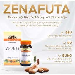 ** Zenafuta 40mg (hộp 60 viên)- Hỗ trợ giảm triệu chứng tiền mãn kinh.như mệt mỏi bốc hỏa> BUNINY SHOP $ 5