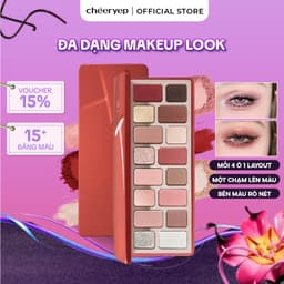Bảng Phấn Mắt CHEERYEP 16 Ô Natural Star Đa Năng Dễ Dùng Chuẩn Màu Lâu Trôi Đa Dạng Bảng Màu Nhũ Lì 8