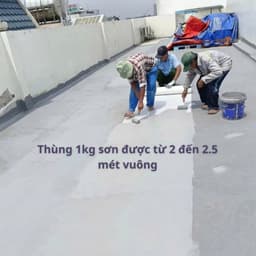 Sơn chống Thấm Tường Nhà, Sàn Mái, Sân Thượng, Máng Xối, Trần Nhà- SIRA SR01 2