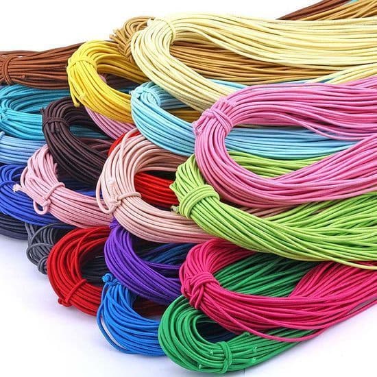 Dây Đàn Hồi, Co Giãn 1mm DIY Handmade 24m nhiều màu sắc làm vòng tay, xâu hạt Handmade DIY