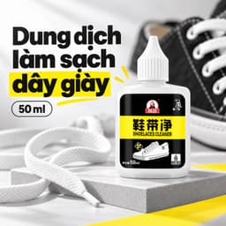 Dung dịch làm sạch dây giày BIKI 50ml, hỗ trợ xử lý vết đen do khoen xỏ dây 1