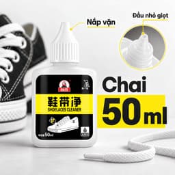 Dung dịch làm sạch dây giày BIKI 50ml, hỗ trợ xử lý vết đen do khoen xỏ dây 6