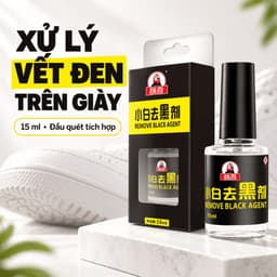 Dung dịch xử lý vết đen trên giày 15 ml, đầu quét tích hợp hỗ trợ làm sạch vết cọ xát 1