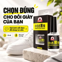 Dung dịch xử lý vết đen trên giày 15 ml, đầu quét tích hợp hỗ trợ làm sạch vết cọ xát 9