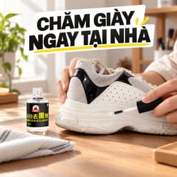 Dung dịch xử lý vết đen trên giày 15 ml, đầu quét tích hợp hỗ trợ làm sạch vết cọ xát 7
