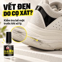 Dung dịch xử lý vết đen trên giày 15 ml, đầu quét tích hợp hỗ trợ làm sạch vết cọ xát 2