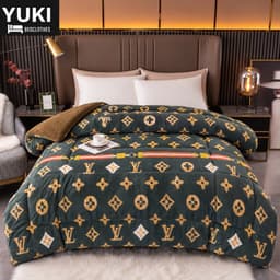 Chăn Đông Ấm Áp BAMBOO, Chăn Lông Thỏ Yuki Dày Dặn, Mềm Mịn Giữ Ấm, Nhiều Họa Tiết Dễ Thương 4