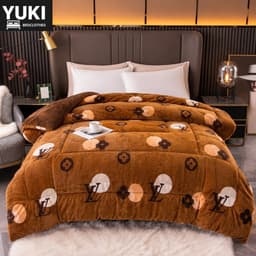 Chăn Đông Ấm Áp BAMBOO, Chăn Lông Thỏ Yuki Dày Dặn, Mềm Mịn Giữ Ấm, Nhiều Họa Tiết Dễ Thương 6
