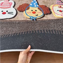 Thảm Trải Sàn Phòng Khách BAMBOO Họa Tiết 5D, Thảm Lót Sàn Trang Trí Phòng Ngủ, Êm Ái Sang Trọng 2