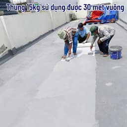 [Chính hãng] Sơn chống thấm ngược sàn mái, sân thượng, tường đứng, gạch men, rỉ mái tôn - SIRA SR01 7