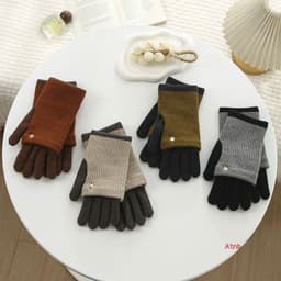 🧤🤎 GĂNG TAY LEN PHỐI MÀU – ẤM ÁP, THANH LỊCH, DIỆN ĐÔNG CỰC XINH! 🤎🧤 1