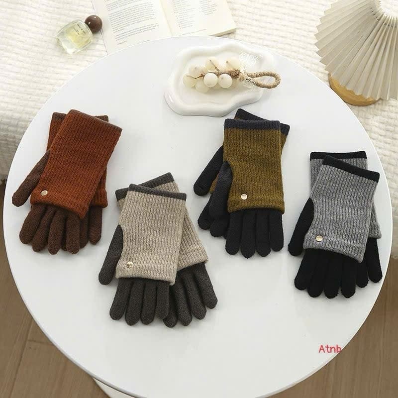 🧤🤎 GĂNG TAY LEN PHỐI MÀU – ẤM ÁP, THANH LỊCH, DIỆN ĐÔNG CỰC XINH! 🤎🧤