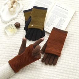 🧤🤎 GĂNG TAY LEN PHỐI MÀU – ẤM ÁP, THANH LỊCH, DIỆN ĐÔNG CỰC XINH! 🤎🧤 6