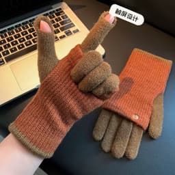🧤🤎 GĂNG TAY LEN PHỐI MÀU – ẤM ÁP, THANH LỊCH, DIỆN ĐÔNG CỰC XINH! 🤎🧤 8