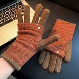 🧤🤎 GĂNG TAY LEN PHỐI MÀU – ẤM ÁP, THANH LỊCH, DIỆN ĐÔNG CỰC XINH! 🤎🧤 9