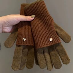 🧤🤎 GĂNG TAY LEN PHỐI MÀU – ẤM ÁP, THANH LỊCH, DIỆN ĐÔNG CỰC XINH! 🤎🧤 7