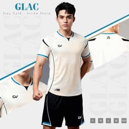[Chính hãng CV Sport] (Có Nhận in tên số) Bộ Quần Áo Bóng Đá Chính Hãng CV Glac Xanh, Chất vải C-Airmax Fabric cao cấp 8