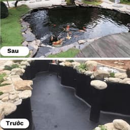 [4kg] Sơn Chống Thấm Bể Cá, Mái Tôn, Sàn Nền trước khi lát gạch, lỗ đinh mái tôn- SIRA P500 6