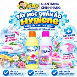 Tẩy Mốc Quần Áo Hygiene Thuốc Tẩy Trắng Quần Áo Trắng Và Màu, Nước Tẩy Thái Lan 250/500ml 1