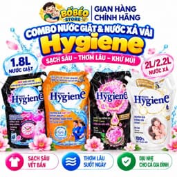 Combo Tiết Kiệm Nước Giặt Hygiene Và Nước Xả Vải Hygiene Sạch Sâu, Thơm Lâu, Khử Mùi 1