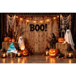 Phông Nền Livestream Halloween – Background Chụp Ảnh Trang Trí Lễ Hội Kinh Dị ( in kích thước yc) 2