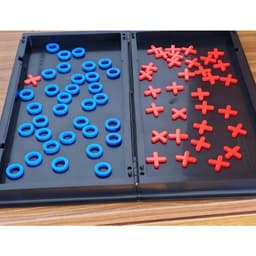 Bộ Đồ Chơi Bàn Cờ Caro XO Bằng Nhựa Trí Tuệ Cho Bé, Bộ Cờ Tic Tac Toe Giải Trí Gia Đình Kích Thước 31.5cm 8