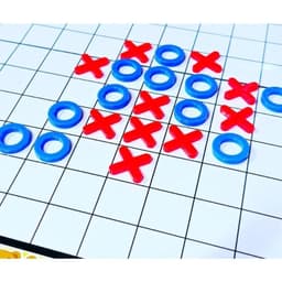 Bộ Đồ Chơi Bàn Cờ Caro XO Bằng Nhựa Trí Tuệ Cho Bé, Bộ Cờ Tic Tac Toe Giải Trí Gia Đình Kích Thước 31.5cm 4