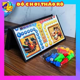 Bộ Cờ Cá Ngựa Nam Châm Gấp Gọn Cao Cấp 31.5cm - Đồ Chơi Bàn Cờ Giải Trí Trí Tuệ Cho Bé Và Gia Đình 8