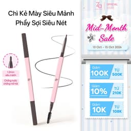 Chì Kẻ Lông Mày Sắc Nét Za Hai Đầu Lâu Trôi Detail-Stroking Precision Eyebrow Liner 0.1g 1