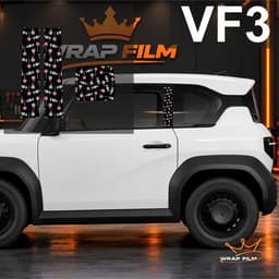 DECAL DÁN TRỤ XE & NẮP SẠC VINFAST VF3 – NHIỀU MẪU HOẠ TIẾT 4
