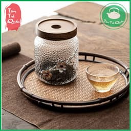 Hũ Thủy Tinh Borosilicate Nắp Gỗ Kín Khí, Đựng Đa Năng 5