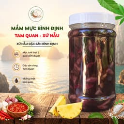 Mắm Mực Bình Định (600G) - Đặc Sản Xứ Nẫu Thơm Đậm Vị Truyền Thống 1
