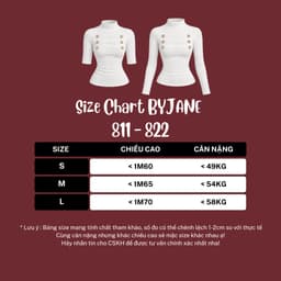 [ TAY LỠ - TAY DÀI ] Áo Thun Nữ Ôm Body Phối Cúc Cổ Lọ 3cm Sang Chảnh Trendy Chất Thun Mịn Co Dãn BYJANE - 811 - 822 2