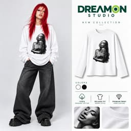 Áo thun dài tay Nam Nữ "SADE - Một Thoáng Sade, Một Đời Thương Nhớ" Áo Long Sleeve Oversize form rộng thoải mái 1