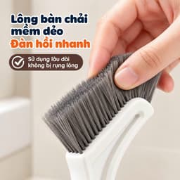 Chổi Cọ Nhà Vệ Sinh Cán Dài Đầu Chữ L Đa Năng, Cây Chà Sàn Nhà Tắm Chà Khe Hẹp Góc Tường, Cửa Sổ Tiện Lợi P2M0 4