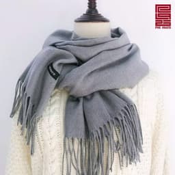 Khăn quàng cổ - Khăn choàng cổ cashmere nam nữ lông mịn dệt kim không xù ulzzang Hàn Quốc P2M4 6
