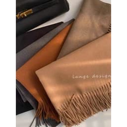 Khăn quàng cổ - Khăn choàng cổ cashmere nam nữ lông mịn dệt kim không xù ulzzang Hàn Quốc P2M4 7