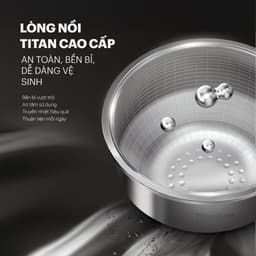 Nồi Cơm Cao Tần UNIE URC-TIH15C/G 1.5L, Công Nghệ IH 3D Nấu Cơm Dẻo Thơm, Lòng Nồi Phủ Titan 7